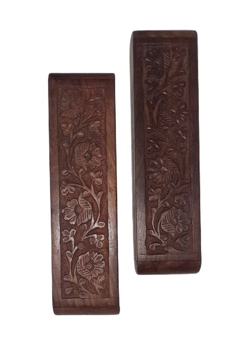 Caixas para canetas, marroquinas oriental