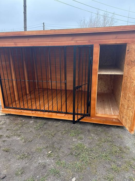 Зручний та теплий вольєр для собаки можна замовити у нас.Ми прий