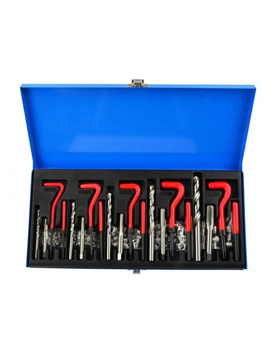 Kit reparação de roscas tipo helicoil M5 até M12 - 131 peças AS-X38SET