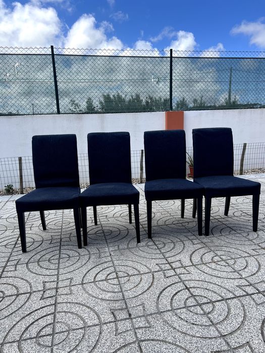 4 cadeiras Henriksdal (IKEA) com capas extra