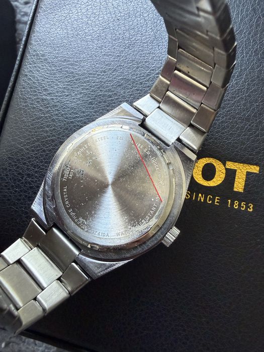 Zegarek Męski Tissot PRX 40mm Quartz Srebrny, Zielona Tarcza