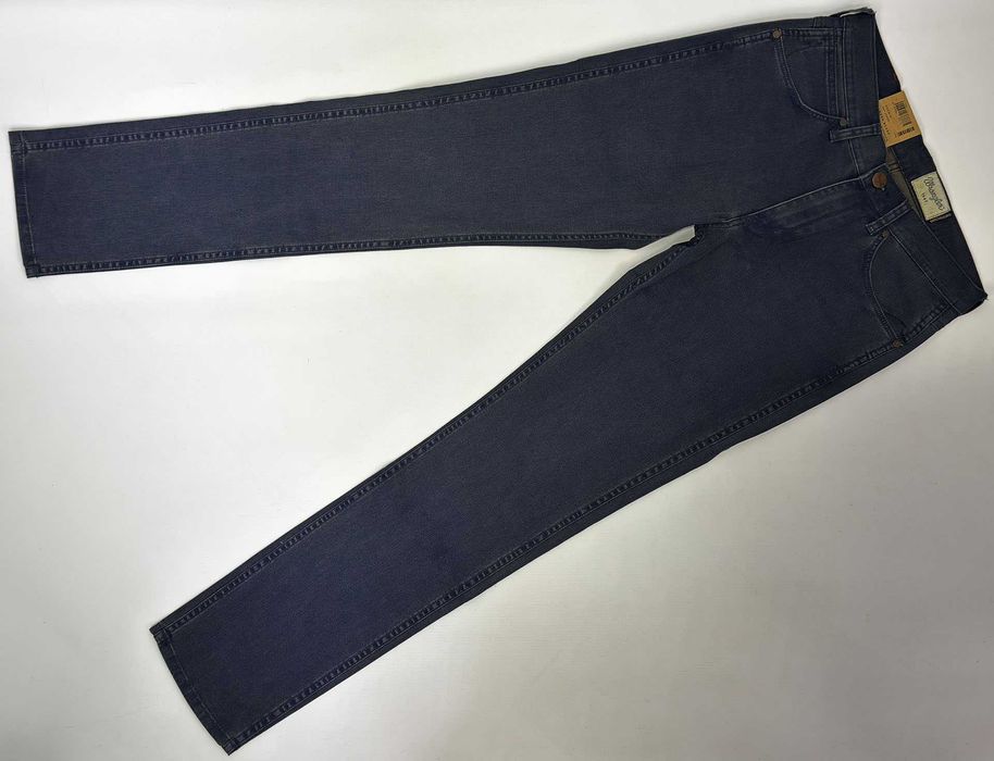 Spodnie męskie Wrangler Greensboro Navy Washed W30 L34