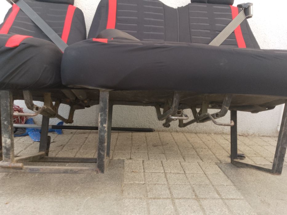 Drugi rząd siedzeń Mercedes Sprinter