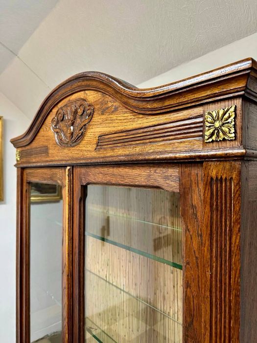 Вітрина дубова витрина дерево сервант 3174