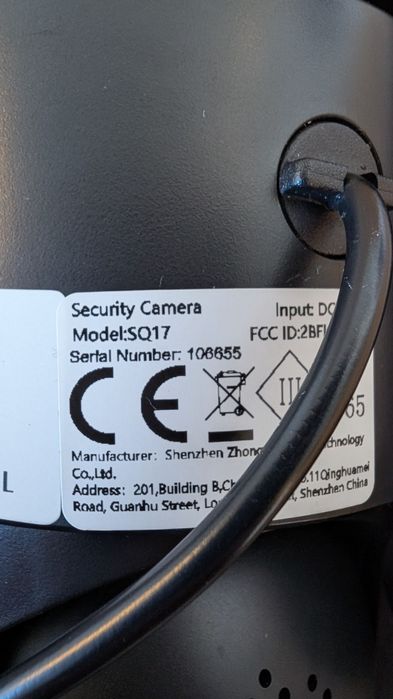 Câmara rotativa WiFi  SQ17