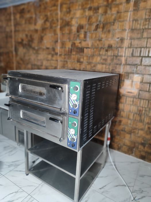 Піч для піци подвійна на 12 піц Hostek Dual 66, Італія