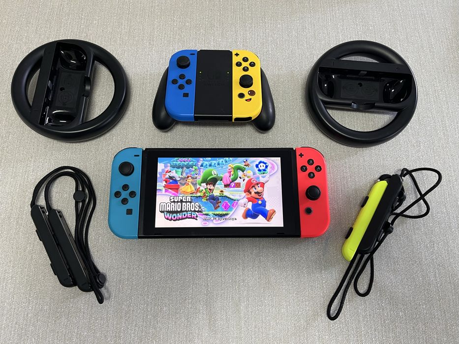 Nintendo Switch completa com acessorios