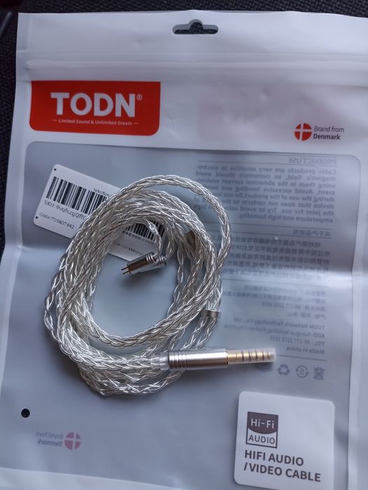 Hi fi Аудио кабель TODN 4мм