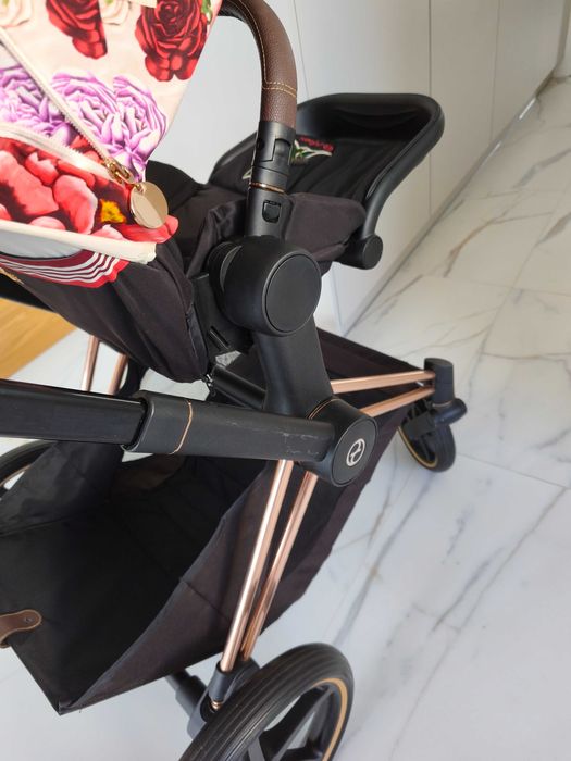 Cybex Priam  Wózek Głęboko-Spacerowy Spring Blossom Light komplet