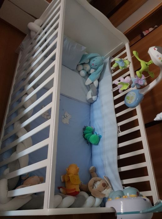 cama evolutiva 140x70cm berço / cama grades