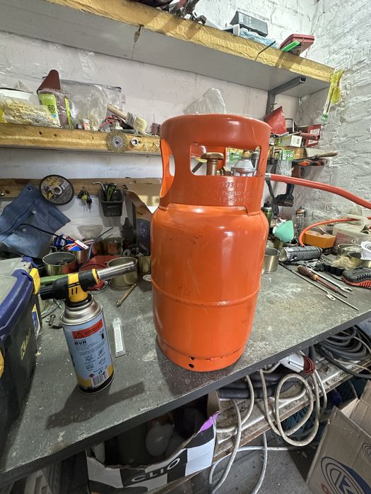 Газовий балон 12 л з новим вентилем
