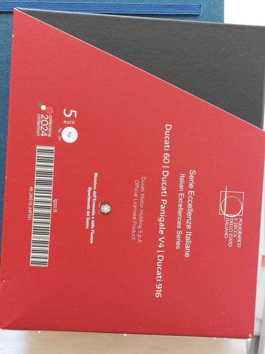 Conjunto 3 Moedas  5€ DUCATI panigale, Ducati 916, Panigale V4