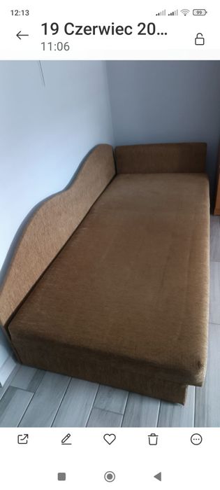 Łóżko/kanapa jednoosobowa