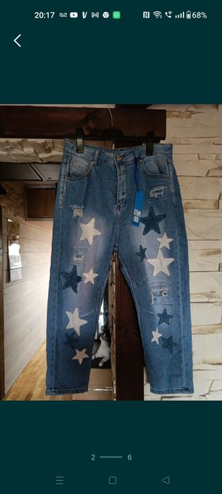 Piękne jeansy denim