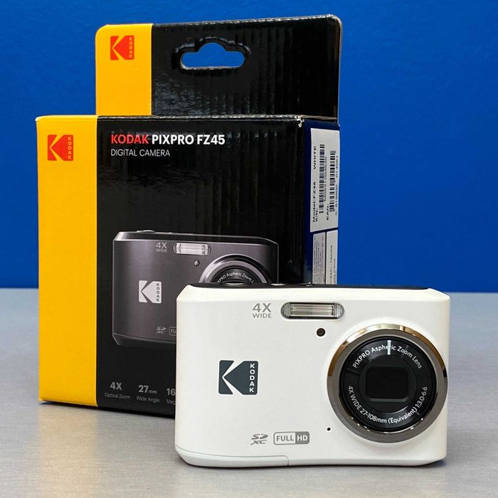 Kodak PixPro FZ45 - 16MP | White | NOVA | 3 ANOS DE GARANTIA