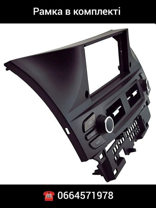 Магнітола Android Mitsubishi Lancer X Carplay 4G-LTE Камери 360 Bluetooth WiFi USB