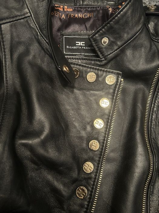 Kurtka skóra Elisabetta Franchi r.M