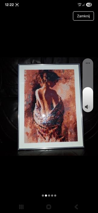 Mozaika diamentowa haft 18 urodziny prezent obraz ramka 30x40 akt kobiet