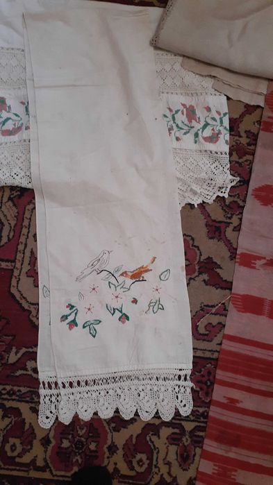 Домотканные полотно .рушники