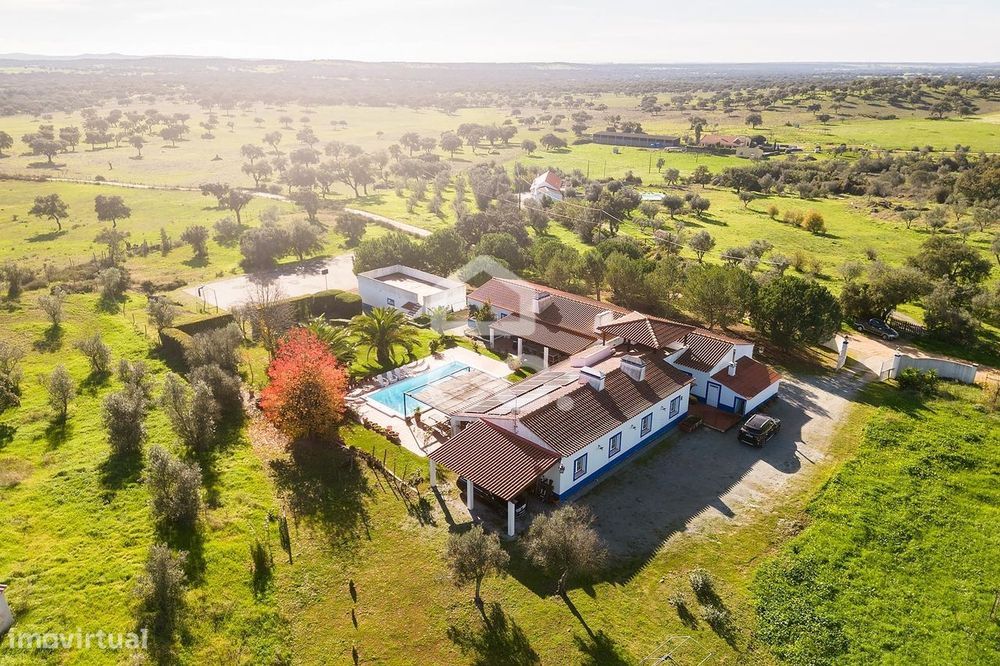 Quinta T6 c/ Terreno de 5,7ha com Piscina | Santiago do Escoural