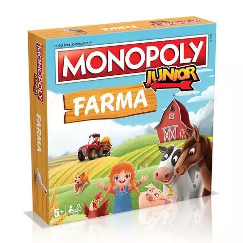 Monopoly Junior Farma. Winning Moves. Nowy Produkt