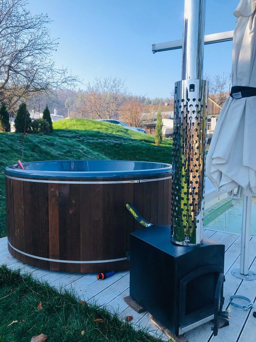 Чан на дровах з гідромасажем від виробника. Купіль з підігрівом.