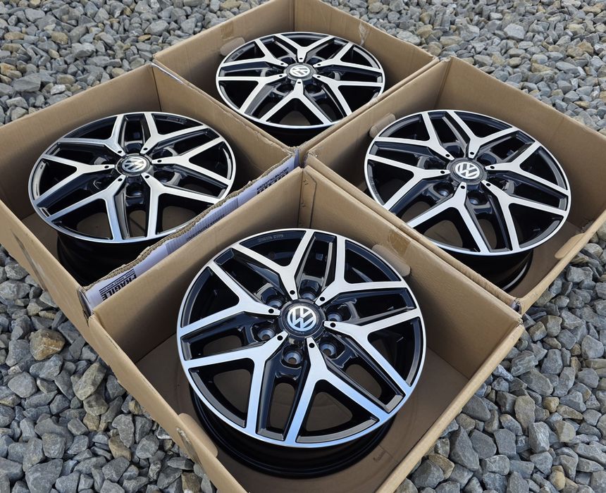 6x120 16 Alufelgi 16 VOLKSWAGEN CARAVELLE T7 Transporter T7 Nowe wzmacniane! FORD Transit Tourneo