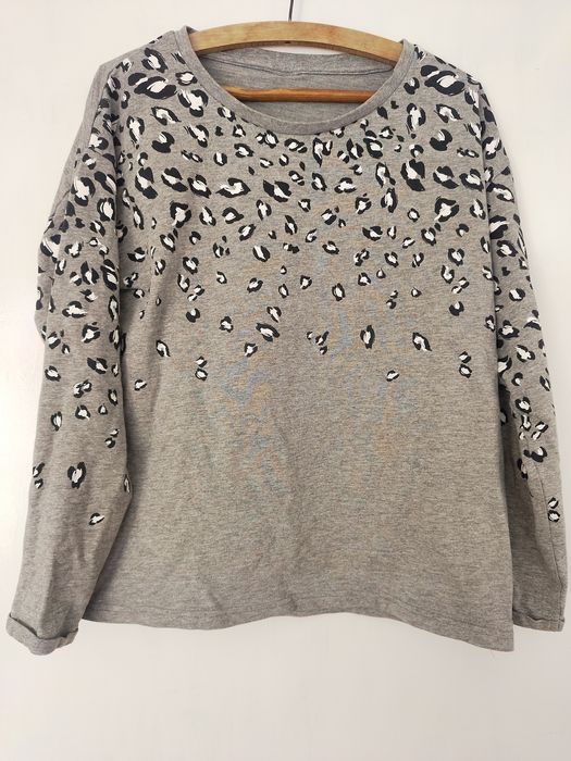 Nowa bluza szara z nadrukiem L