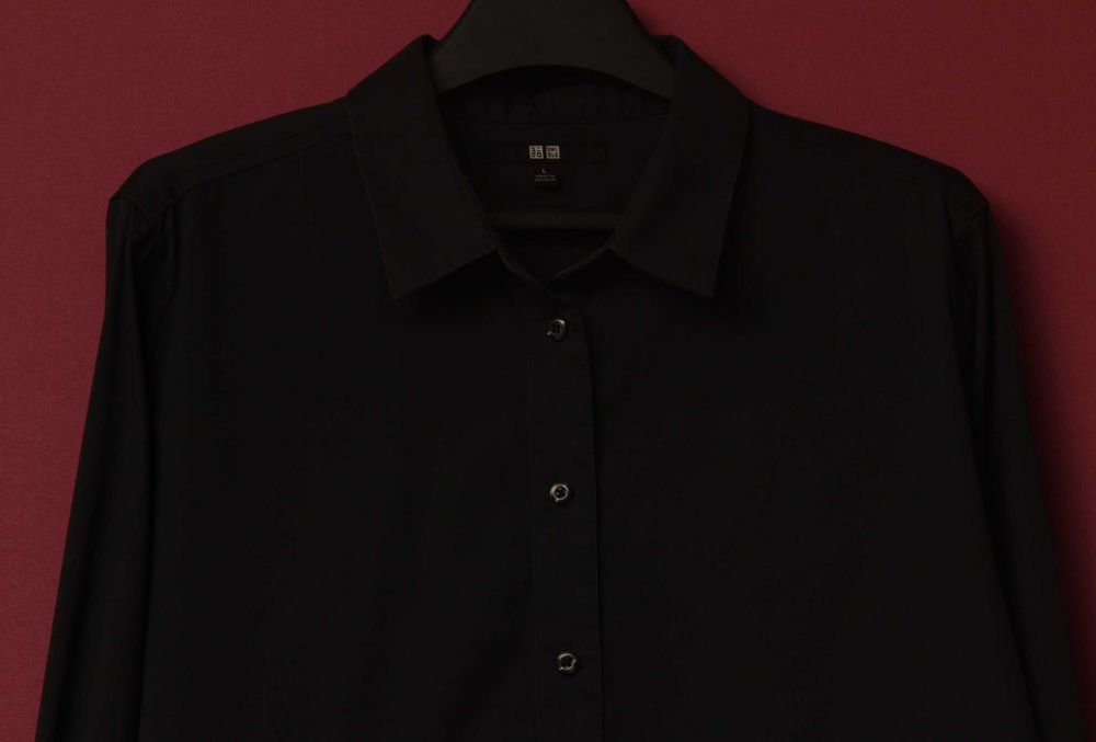 Uniqlo рр L рубашка из хлопка женская