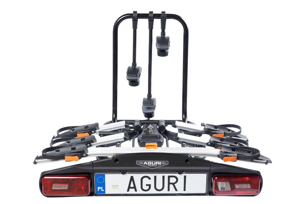 Aguri Active Bike Pro 3+1 Silver Platforma rowerowa na hak na 4 rowery