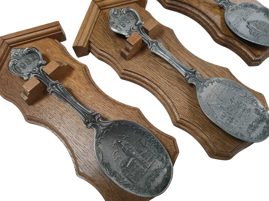 Łyżki cynowe kolekcjonerskie Germany Frieling- Zinn 1982-1987