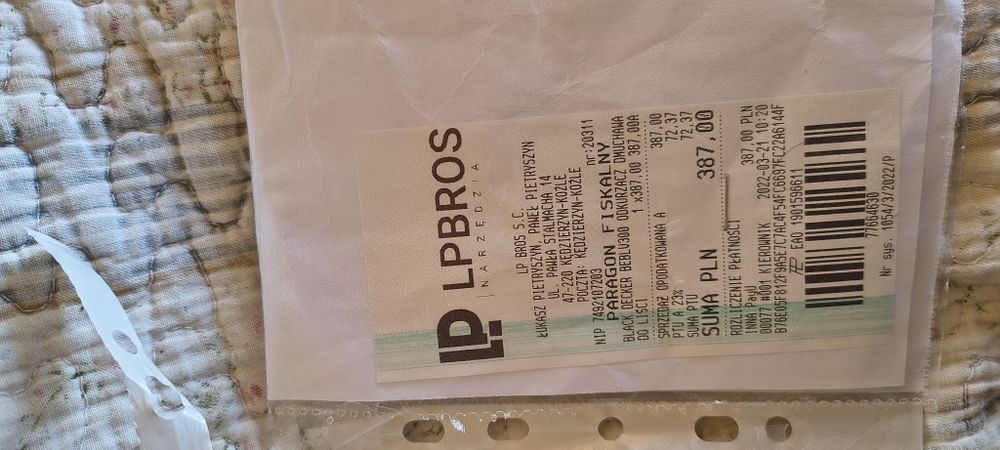 Dmuchawa do liści BlackDecker BEBLV300