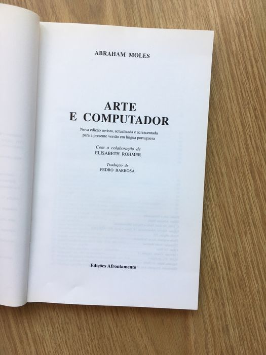 Arte e Computador - Abraham Moles