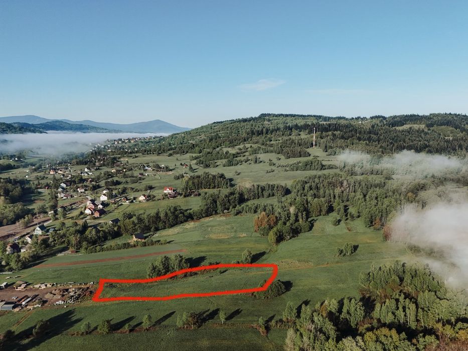 Działka w Beskidach
