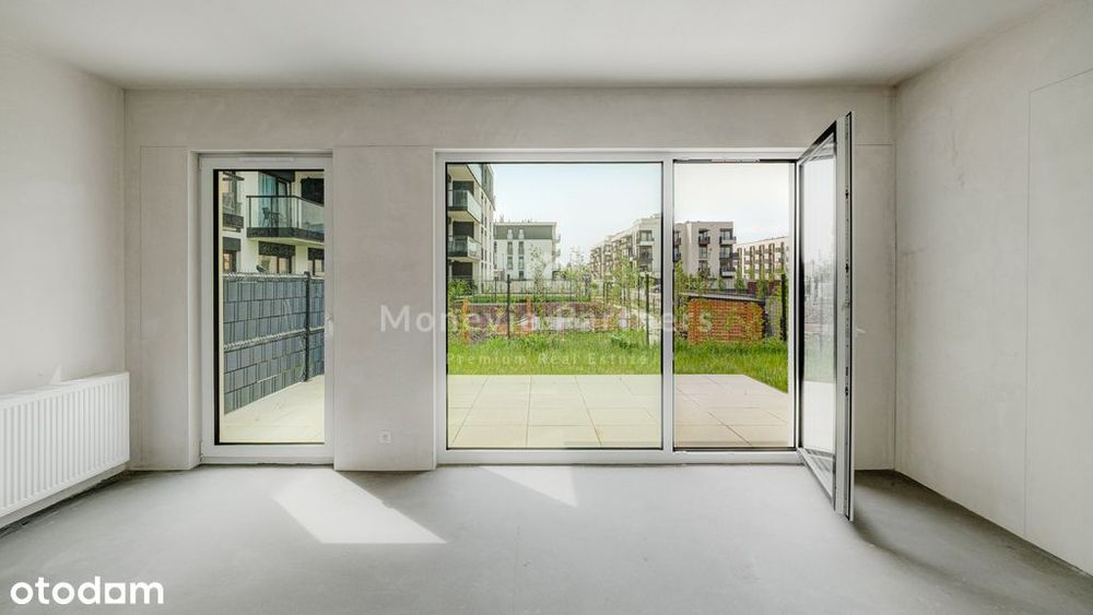 Apartament 2 pok. z dużym ogrodem, wysoki parter