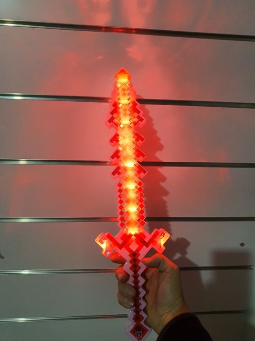 Miecz zabawka led dźwięk efekty gra