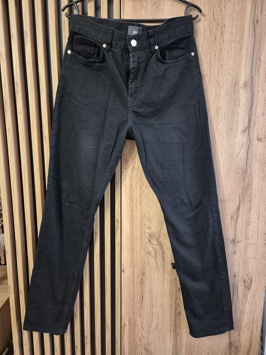 Czarne spodnie H&M rozmiar 29/32 ala jeans