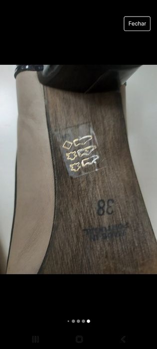 Sapatos da Max em pele e verniz