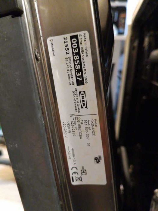 Zmywarka pod zabudowę