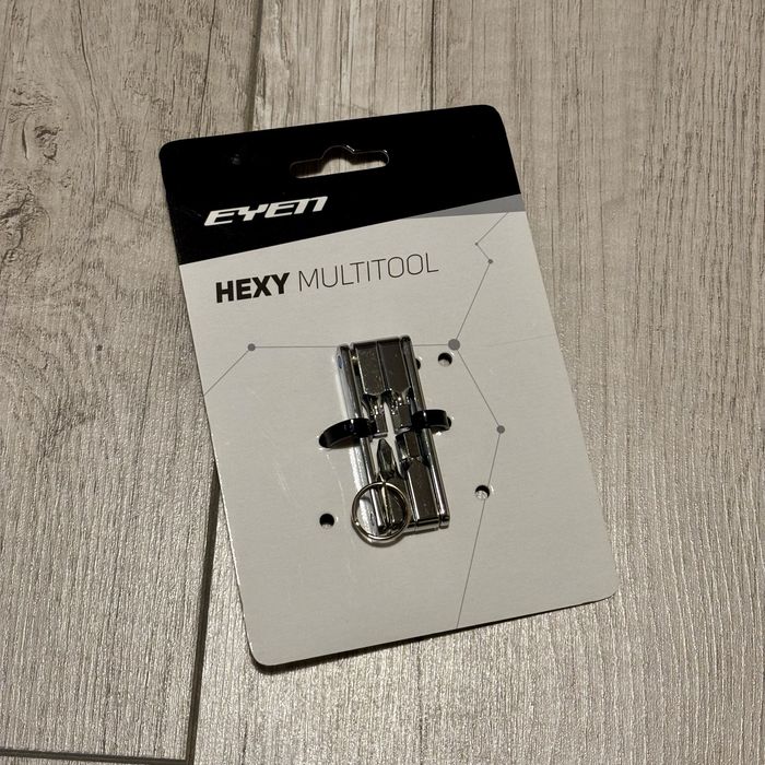 Multitool rowerowy / narzędziownik Eyen Hexy Mini S srebrny, nowy