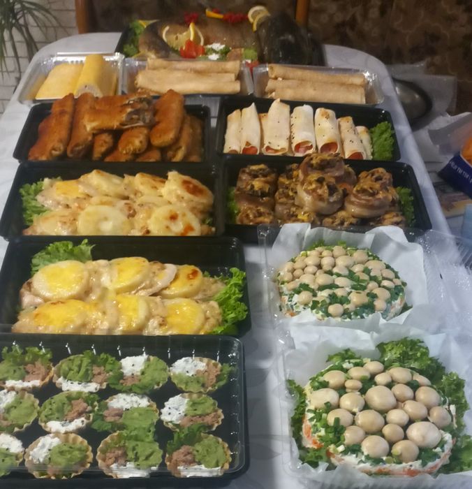 Домашня їжа на замовлення,фуршетні страви,бенкетне меню