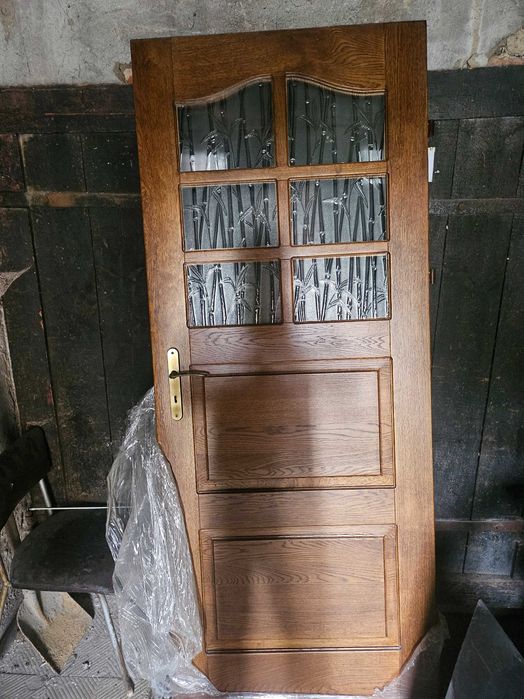 Drzwi dębowe z demontażu