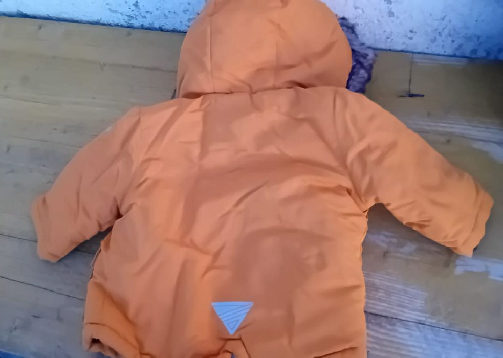 Casaco quente de inverno bebé tamanho até 6 meses