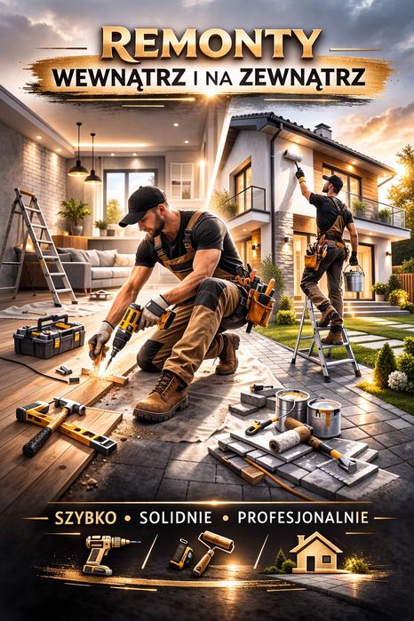 Remonty – pełen zakres usług, szybkie terminy, przyzwoita cena
Wszystk