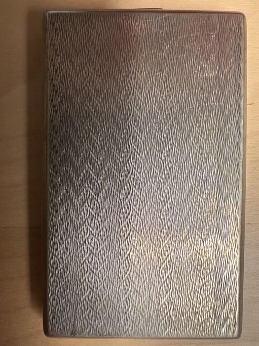 Papierośnica srebro pr 3