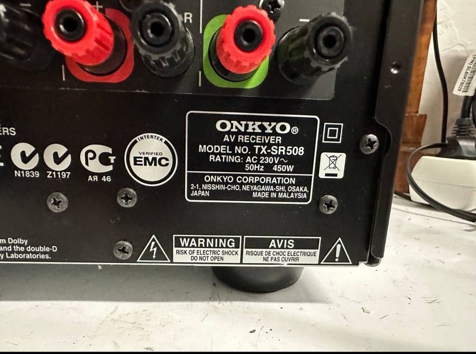 7.1 AVR Amplituner Onkyo TX SR 508, 130 Wat,HDMI 3D