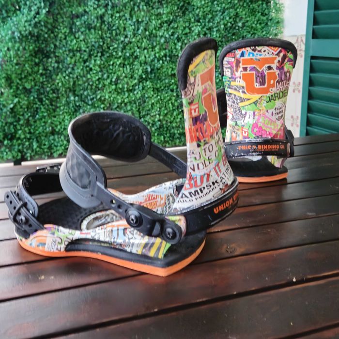 Bindings de Snowboard | fixações Union (M, Pro model edição limitada)