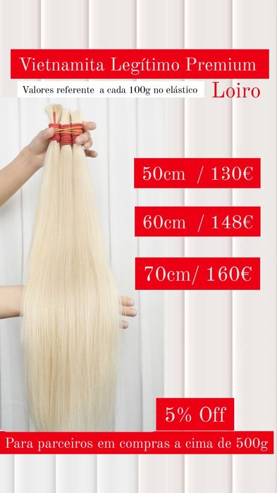 Cabelo 100% Humano /Mega Hair / Extensões