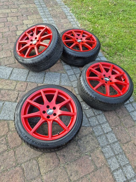 4 kola felgi 17 cali 5x100 autec sruby
