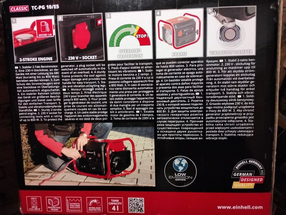 Генератор бензиновий Einhell